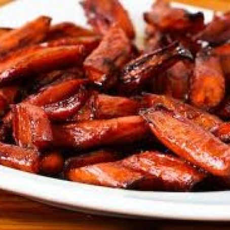 Carrots Glazed with Balsamic Vinegar and Butter