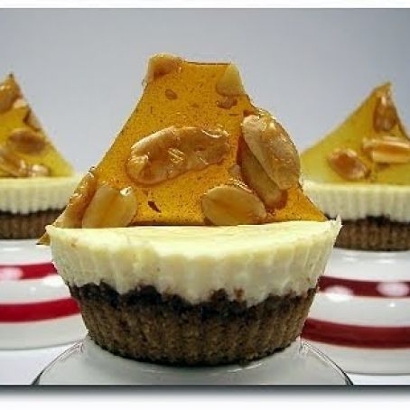 Individual Peanut Butter Cheesecakes