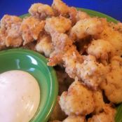 Batter Dipped Deep Fried Cauliflower