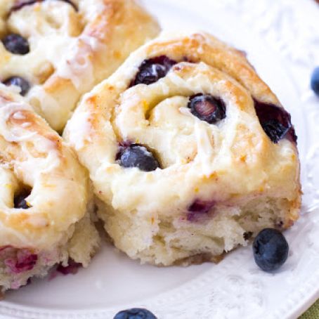 Blueberry Orange Sweet Rolls