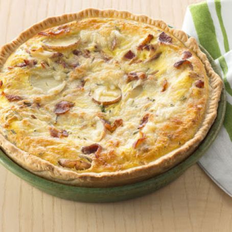 Potato & Bacon Quiche