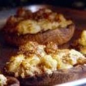 Grilled and Stuffed Portobello Mushrooms with Gorgonzola