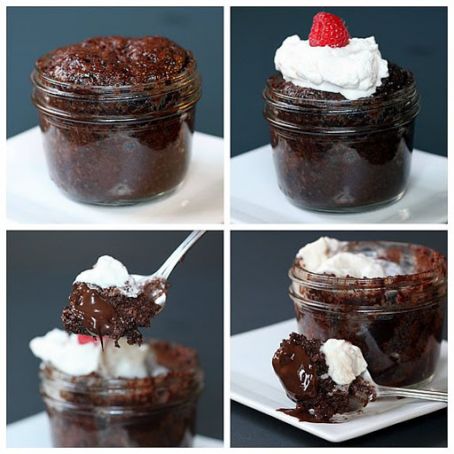 Microwave Brownie Lava Cakes