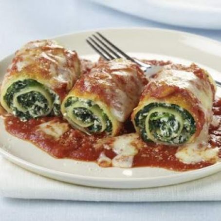 Spinach-Ricotta Pinwheel Lasagne