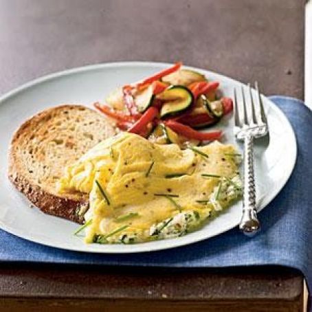 Herb & Goat Cheese Omelet