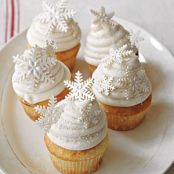 Snowflake Cupcakes