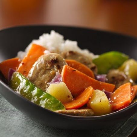 Caribbean Pork and Jasmine Rice