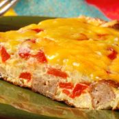 SAUSAGE, POTATO & CHEESE FRITTATA