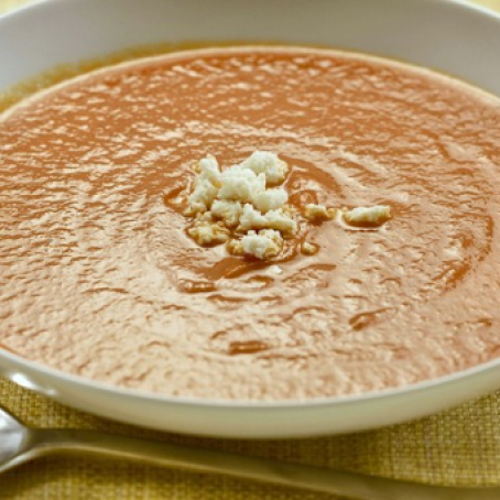 Elway's Charred Red-Pepper Soup