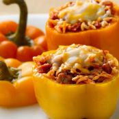 Pizza-Stuffed Peppers