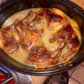 SLOW ROASTED GARLIC & LEMON CHICKEN