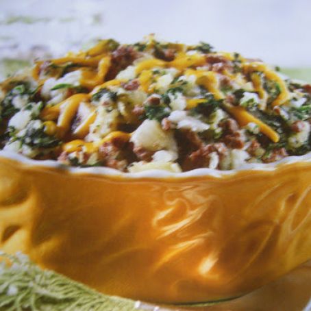 Spinach Potato Bake