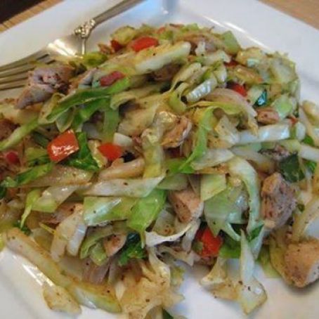 CHICKEN CABBAGE STIR FRY