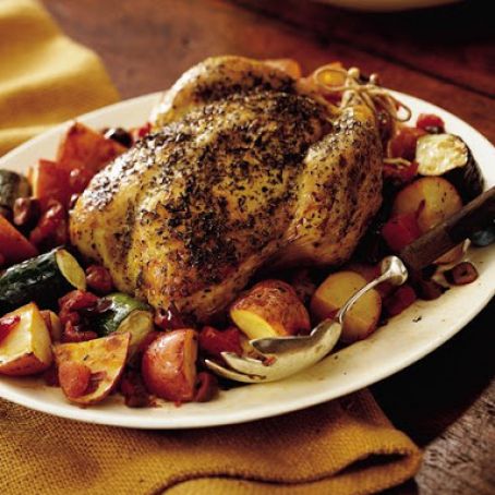 Provençal Roast Chicken