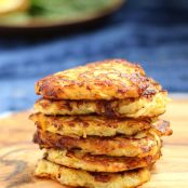 Easy Spaghetti Squash Apple Fritters {Paleo & Whole30}