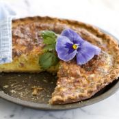 Ham and Cheddar Quiche