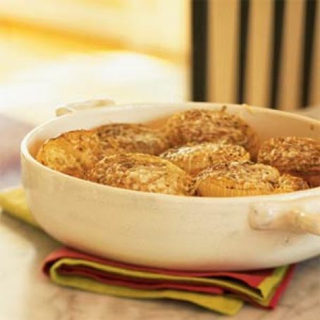 Peppery Baked Onions with Sage and Gruyere
