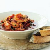 Shrimp with Tarragon and Tomato Sauce