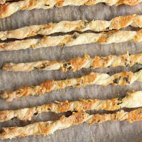 Parmesan and Herb Cheese Straws