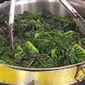 Smothered Mushrooms and Kale