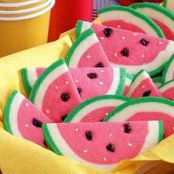 Watermelon Slice Cookies