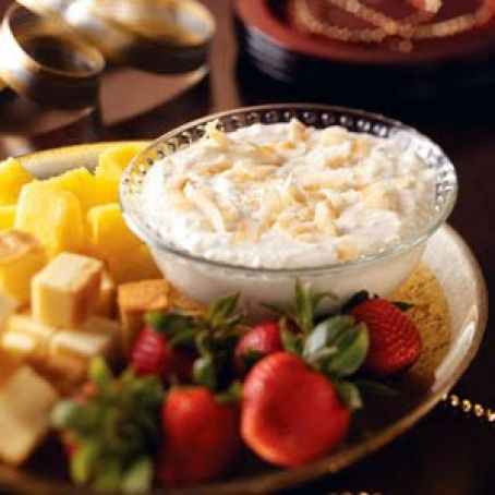 Pina Colada Fruit Dip Recipe
