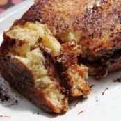 Nutella Stuffed Challah French Toast