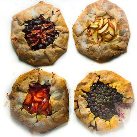 Blueberry Cornmeal Galette