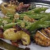 Pan Roasted Fingerling Potatoes with Crispy Bacon and Fried Sage