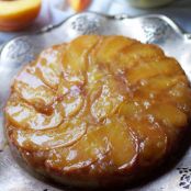 Peach Buttermilk Upside Down Cake