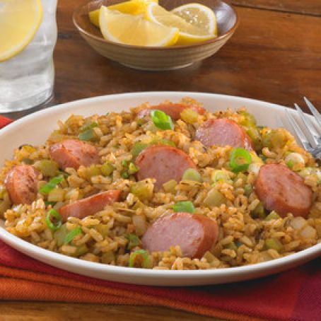 Smoked Sausage Cajun Dirty Brown Rice