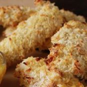 Coconut Chicken Fingers with Pineapple Sweet and Sour Sauce