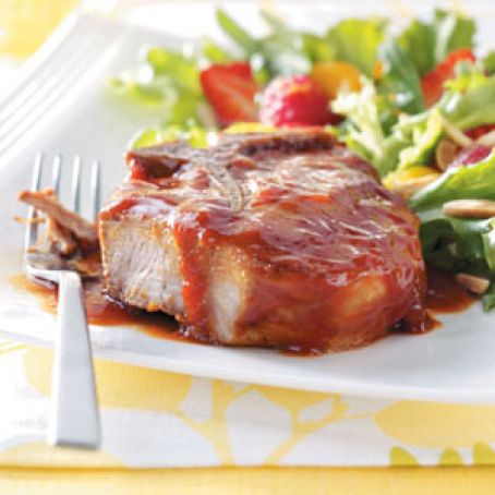 Pork Chops, Saucy, Slow-Cooker