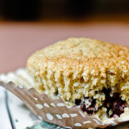 Blueberry Oat Bran Muffins