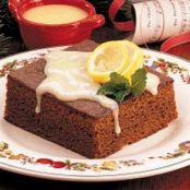 Gingerbread with Lemon Sauce