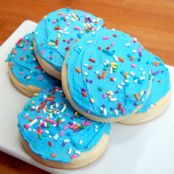 Soft Lofthouse Style Frosted Cookies