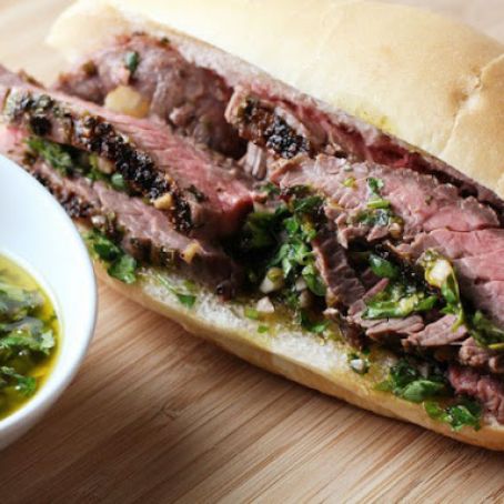 STEAK AND CHIMICHURRI SANDWICHES