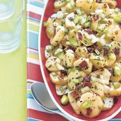 Yukon Gold Potato Salad with Crispy Prosciutto and Truffle Oil