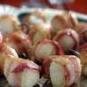 Teriyaki Scallops wrapped in Bacon