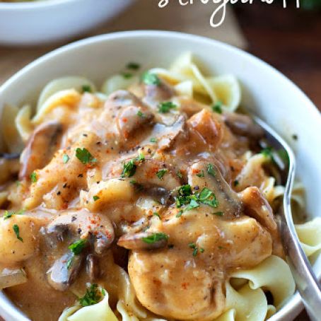 CHICKEN STROGANOFF