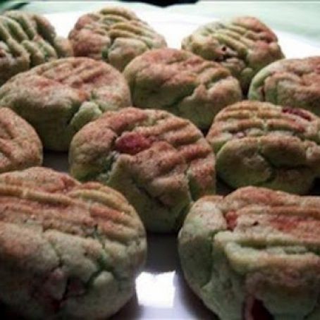 Pistachio Pudding Pancake Cookies