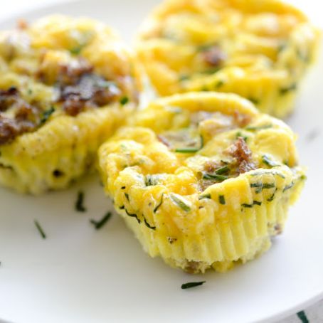 4 INGREDIENT EGG AND SAUSAGE MUFFINS