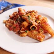 Cheesy Sausage Rigatoni