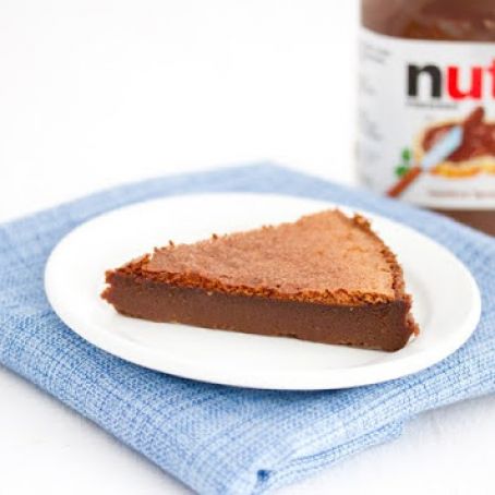 Two Ingredient Flourless Nutella Cake
