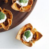 Crunchy Taco Cups