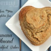 quickbread - banana almond breakfast bakes