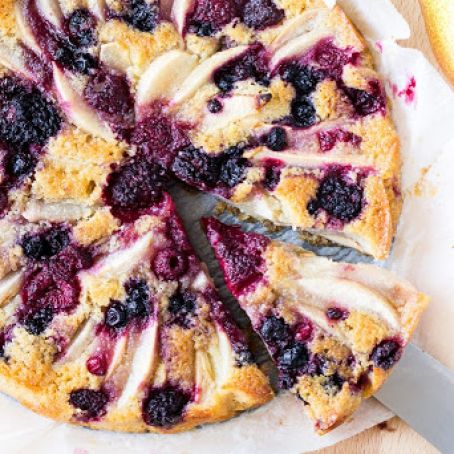 Berry Pear Cake