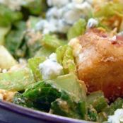 Buffalo Chicken Wing Salad with Blue Cheese