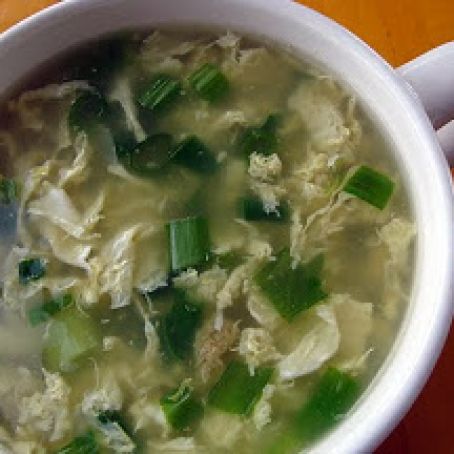 Egg Drop Vegetable Soup