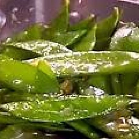 Sugar Snap Peas with Miso Sauce